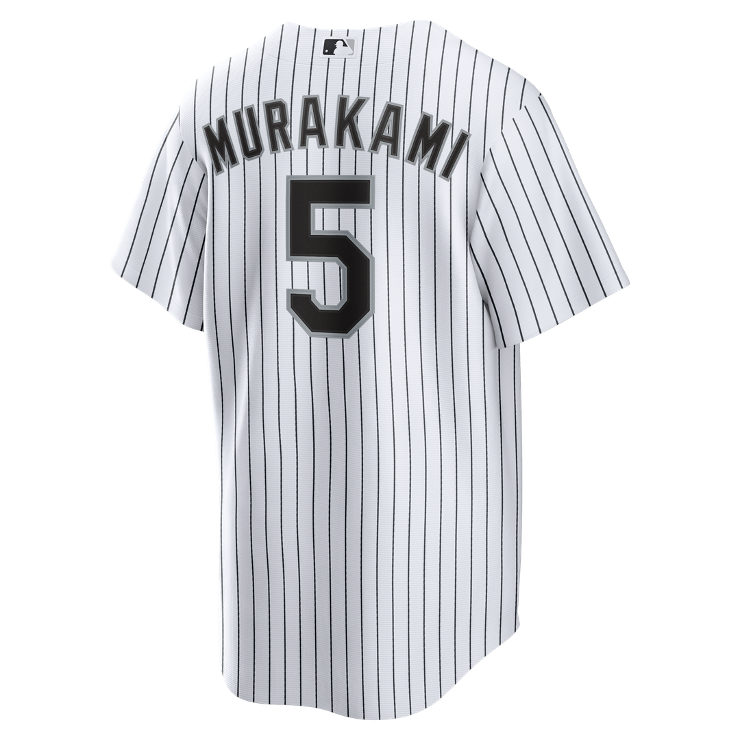 Men's Chicago White Sox Munetaka Murakami White Home Replica Jersey