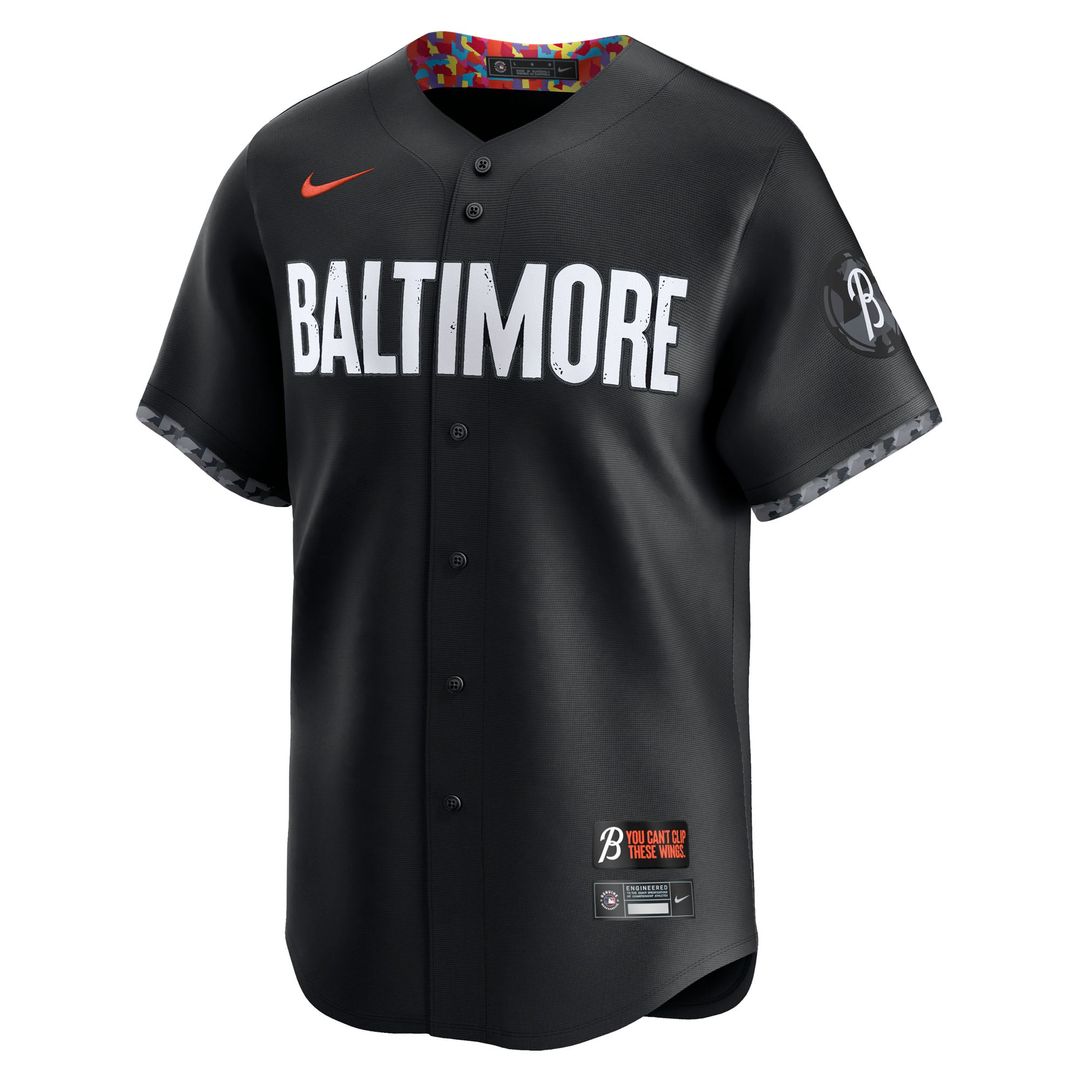 Men's Baltimore Orioles Cal Ripken Jr. Black City Connect Player Jersey