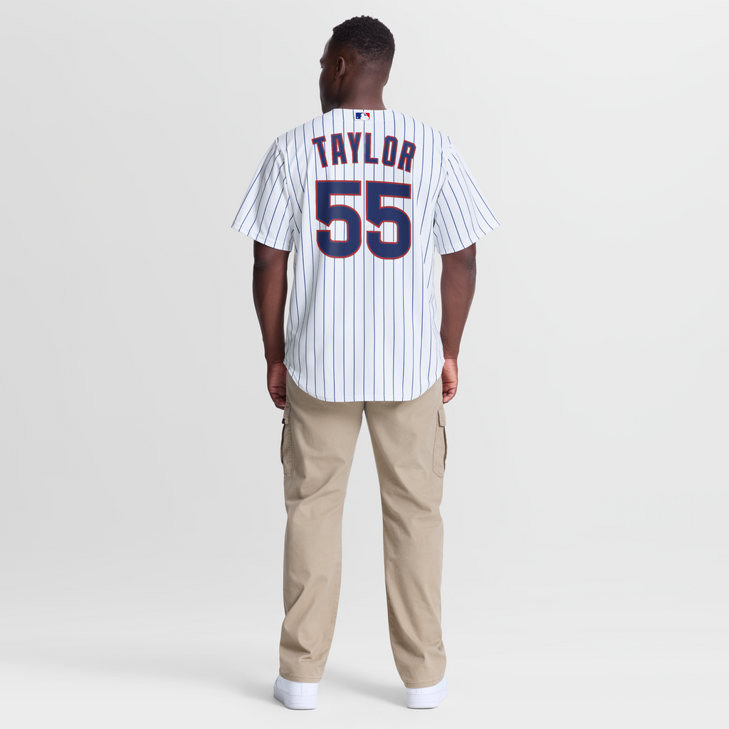 Men's Chicago Cubs Tyrone Taylor White Home Replica Jersey