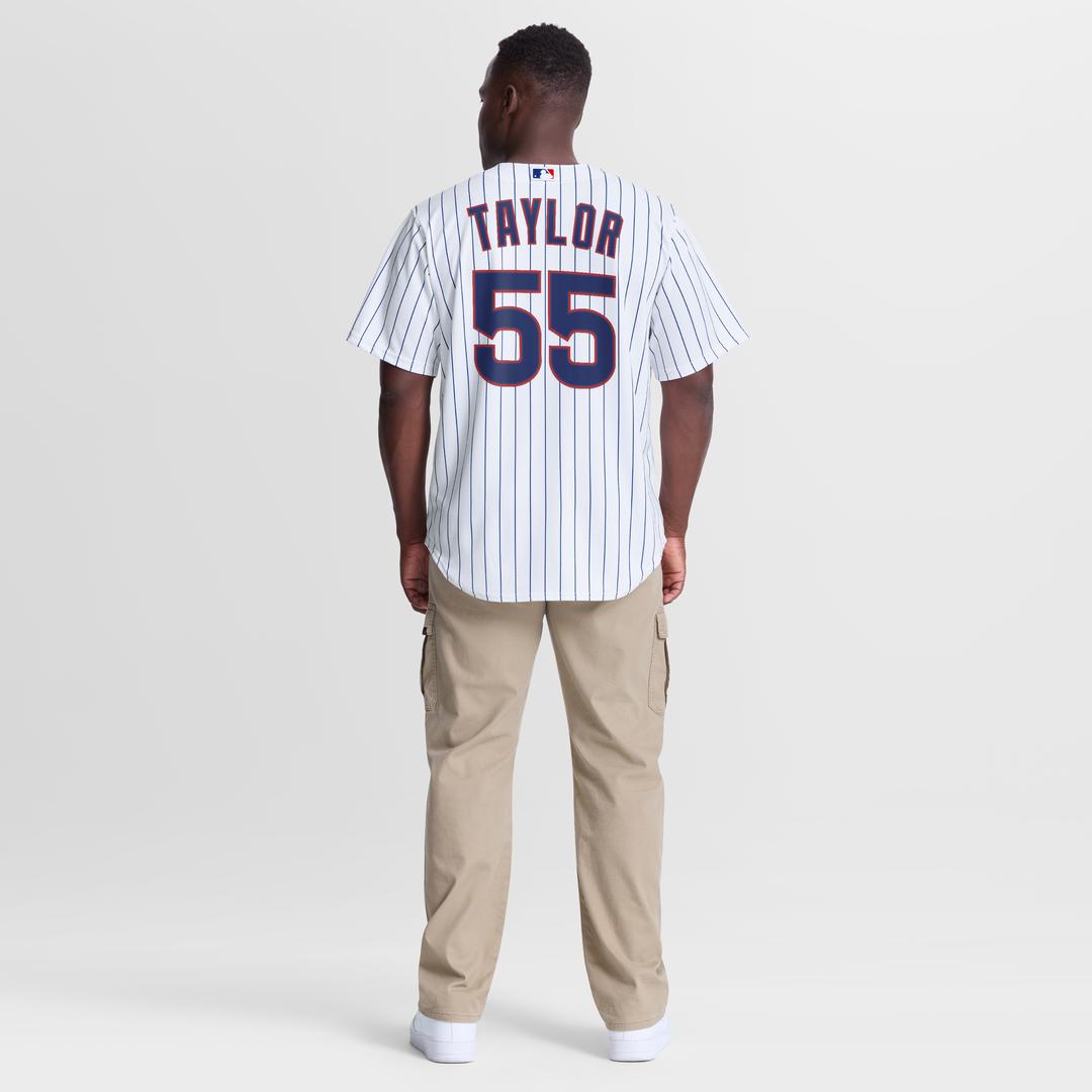 Men's Chicago Cubs Tyrone Taylor White Home Replica Jersey