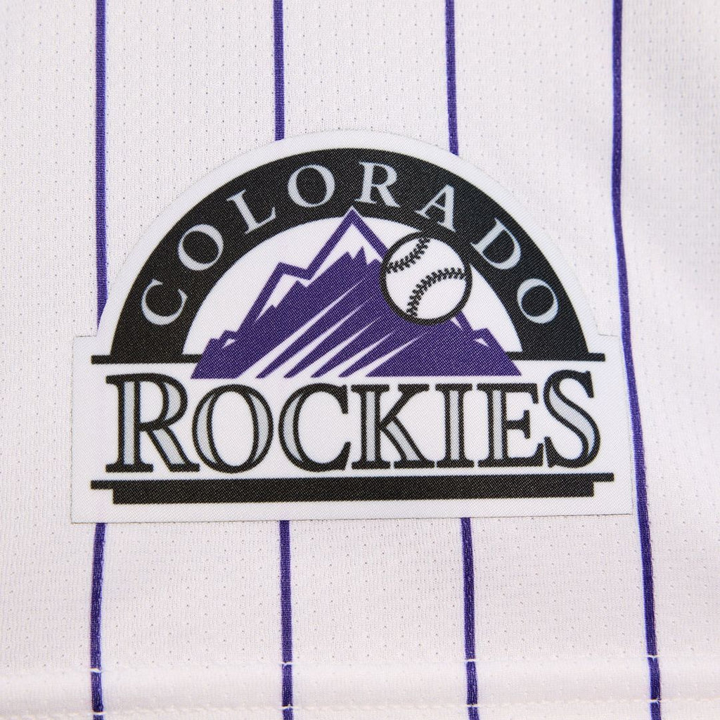 Men's Colorado Rockies White Home Jersey
