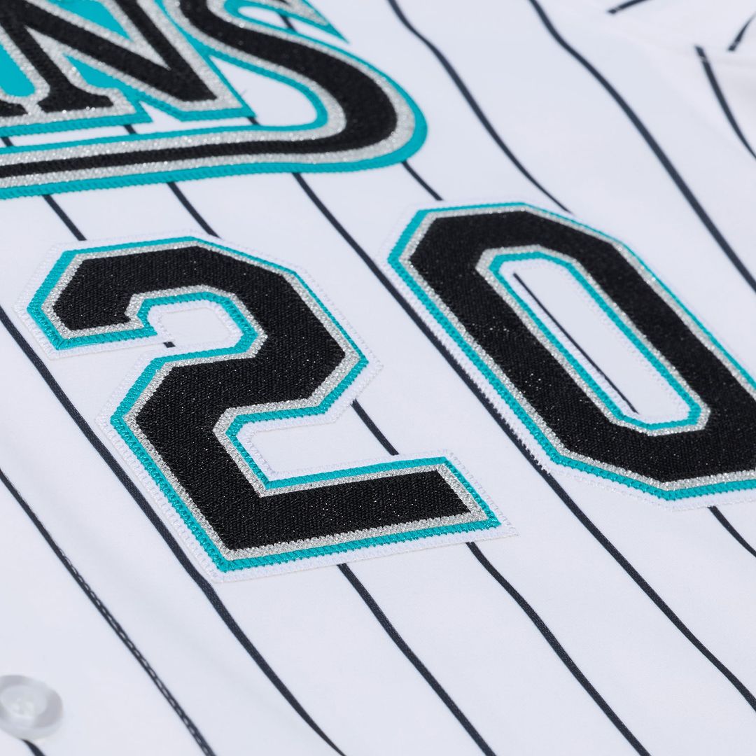 Men's Florida Marlins Miguel Cabrera White 2003 Jersey