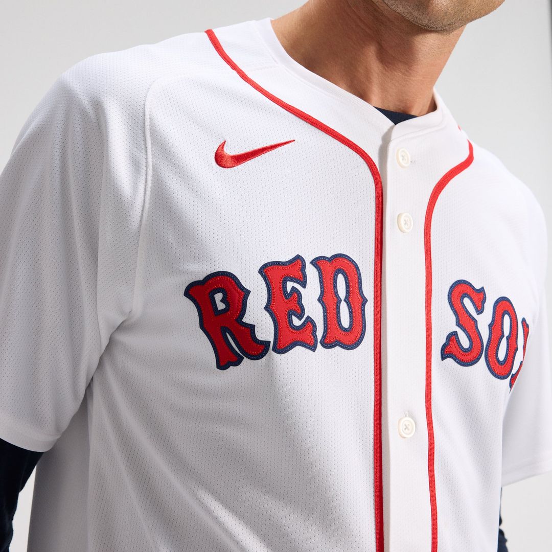 Men's Boston Red Sox White Home Jersey