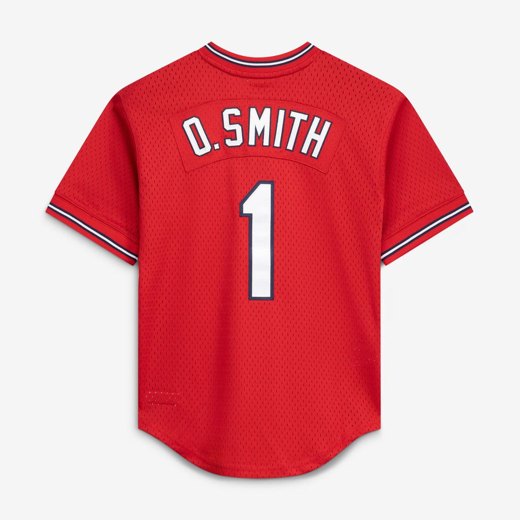 Men's St. Louis Cardinals Ozzie Smith Scarlet Batting Practice Jersey