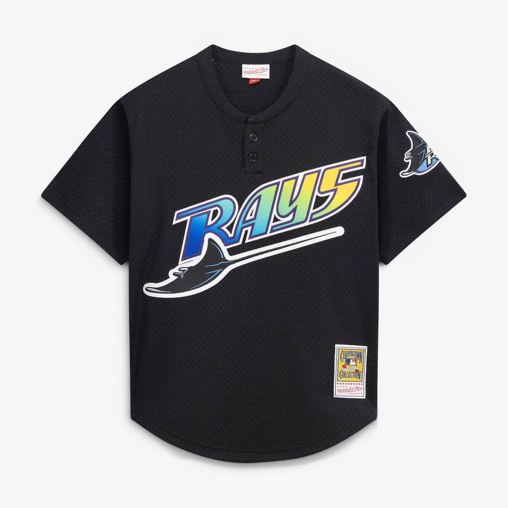 Men's Tampa Bay Rays Wade Boggs Black Batting Practice Jersey