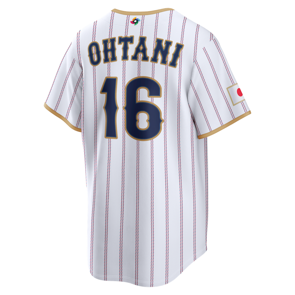 Men's Japan Baseball Shohei Ohtani White 2026 World Baseball Classic Home Stadium Jersey