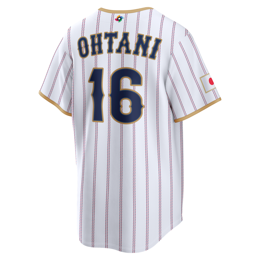 Men's Japan Baseball Shohei Ohtani White 2026 World Baseball Classic Home Stadium Jersey