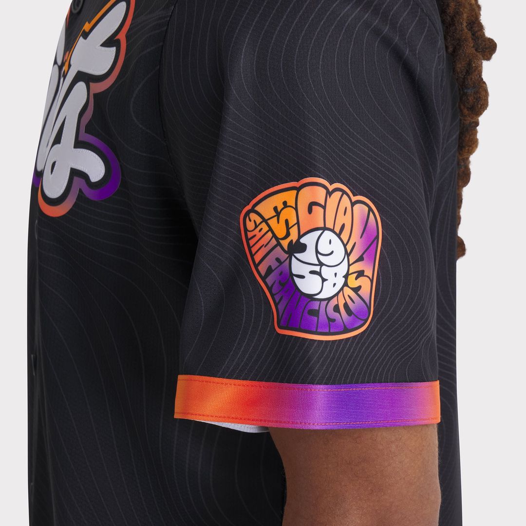 Men's San Francisco Giants Anthracite 2025 City Connect Jersey