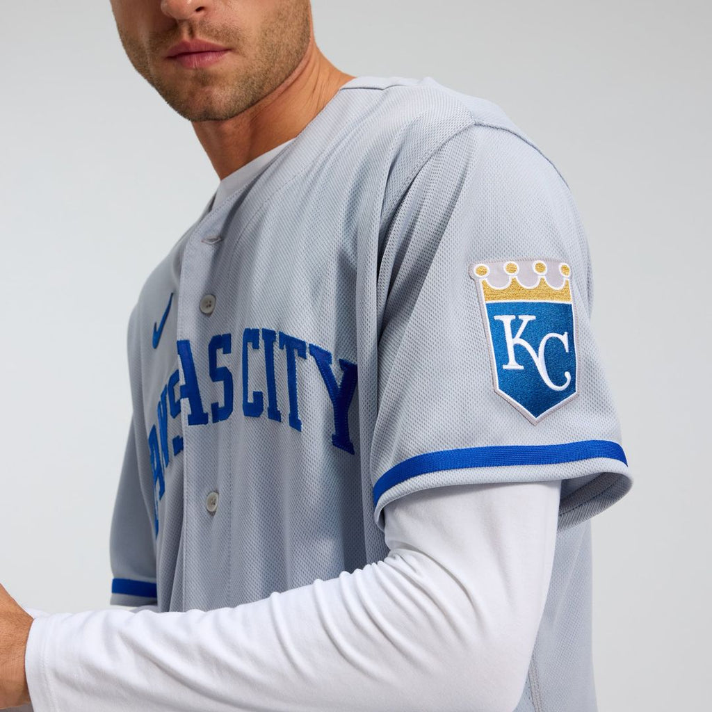 Men's Kansas City Royals Gray 2022 Road Jersey