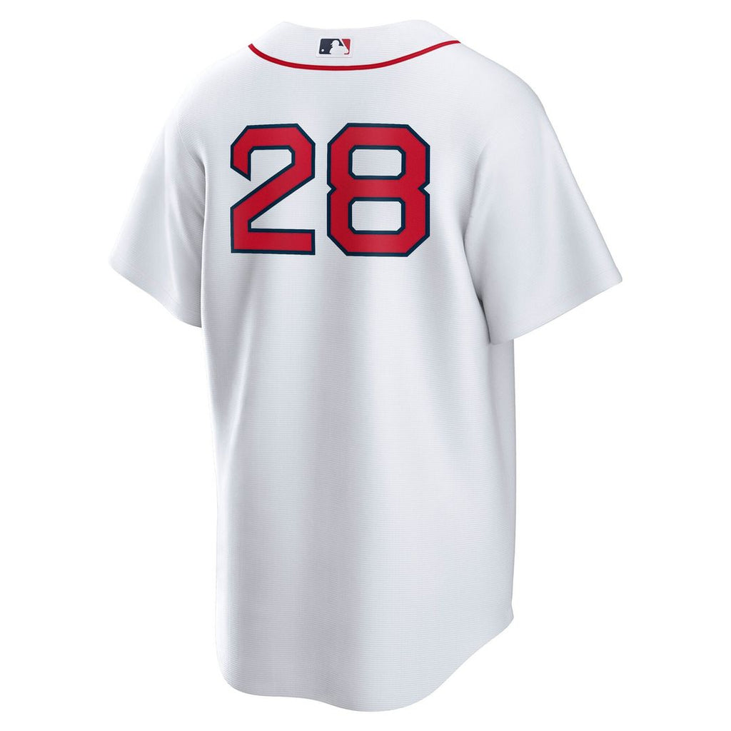 Men's Boston Red Sox Kristian Campbell White Home Replica Jersey