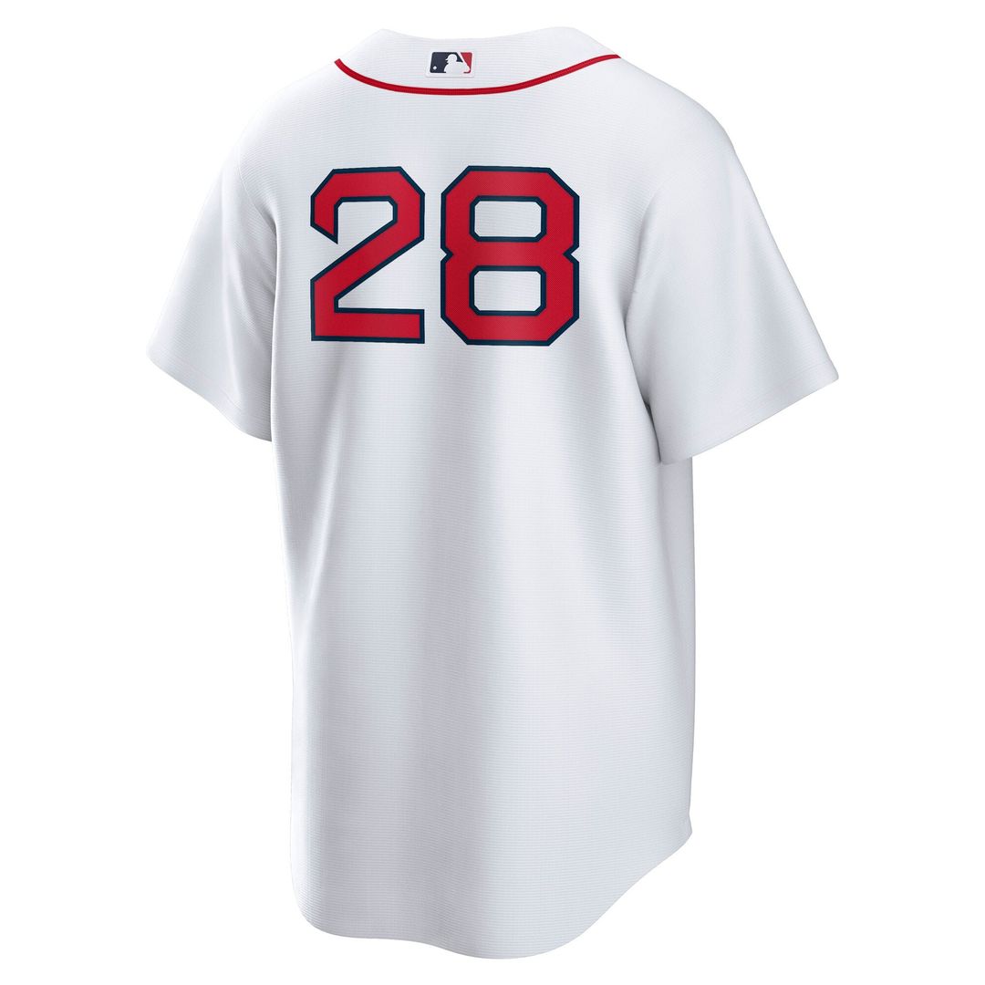 Men's Boston Red Sox Kristian Campbell White Home Replica Jersey