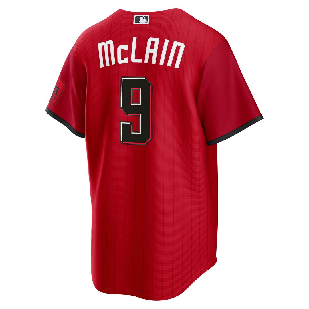 Men's Cincinnati Reds Matt McLain Red 2026 City Connect Stadium Jersey