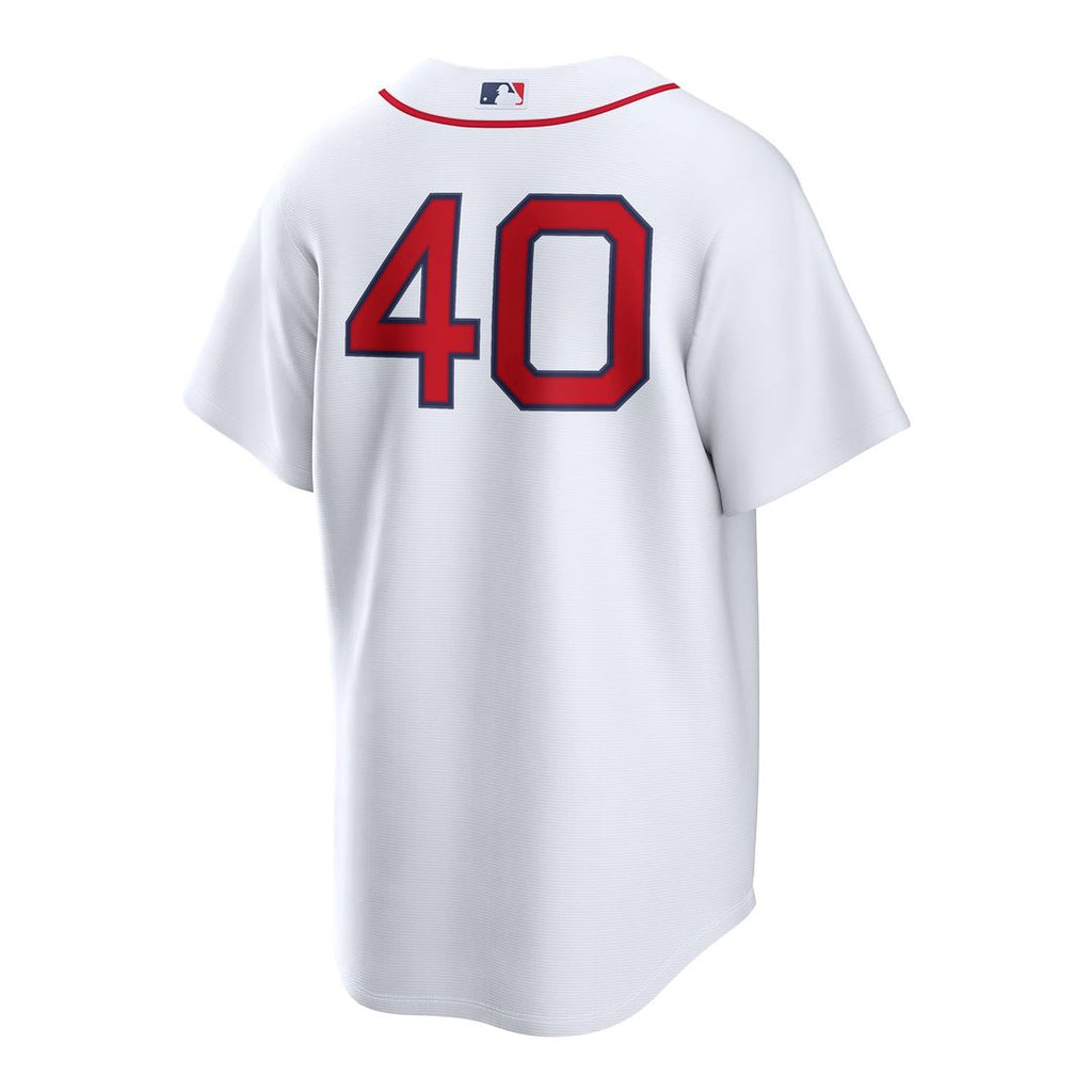 Men's Boston Red Sox Willson Contreras White Home Replica Jersey