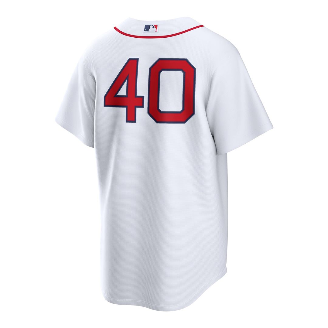 Men's Boston Red Sox Willson Contreras White Home Replica Jersey