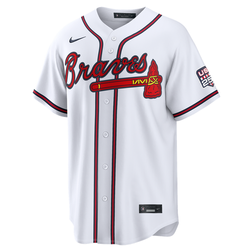 Fourth of July Men's Atlanta Braves Drake Baldwin White USA 250 Stadium Jersey