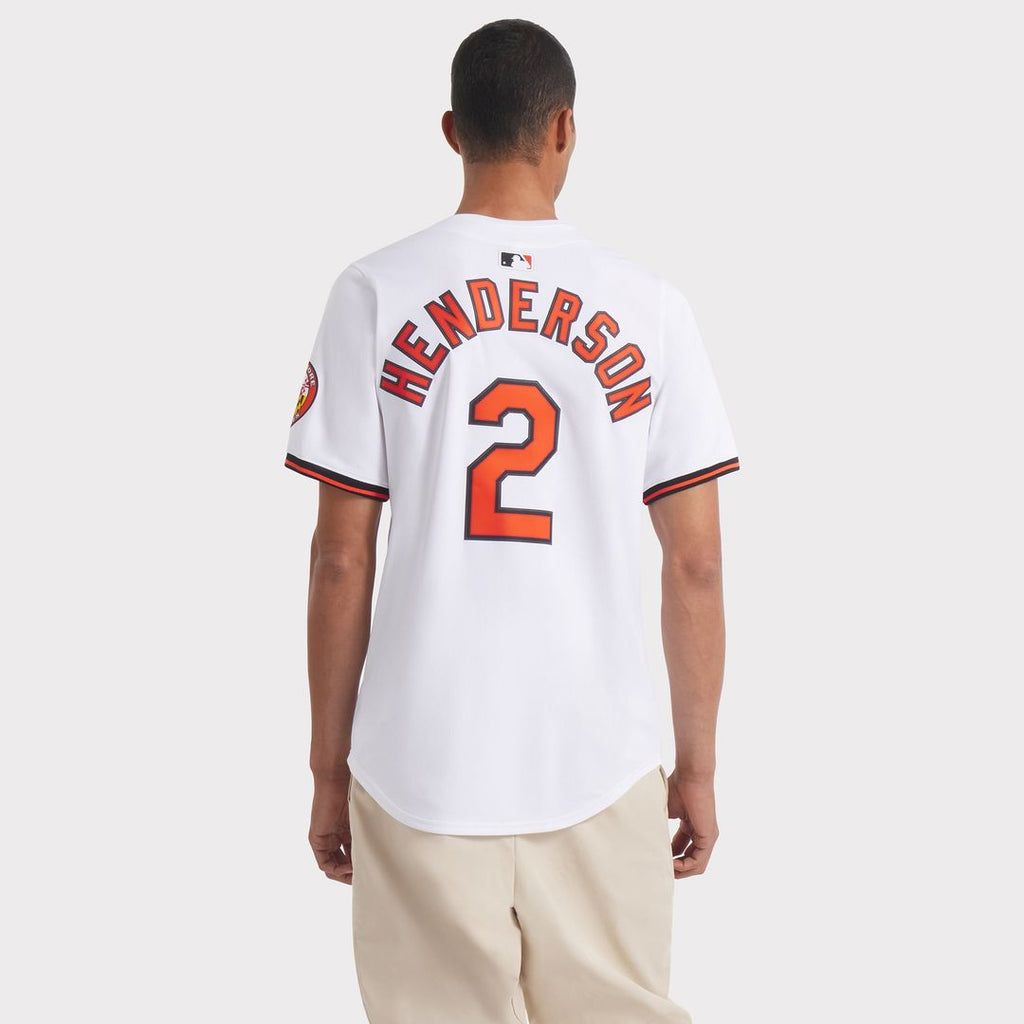 Men's Baltimore Orioles Gunnar Henderson White Home Player Jersey