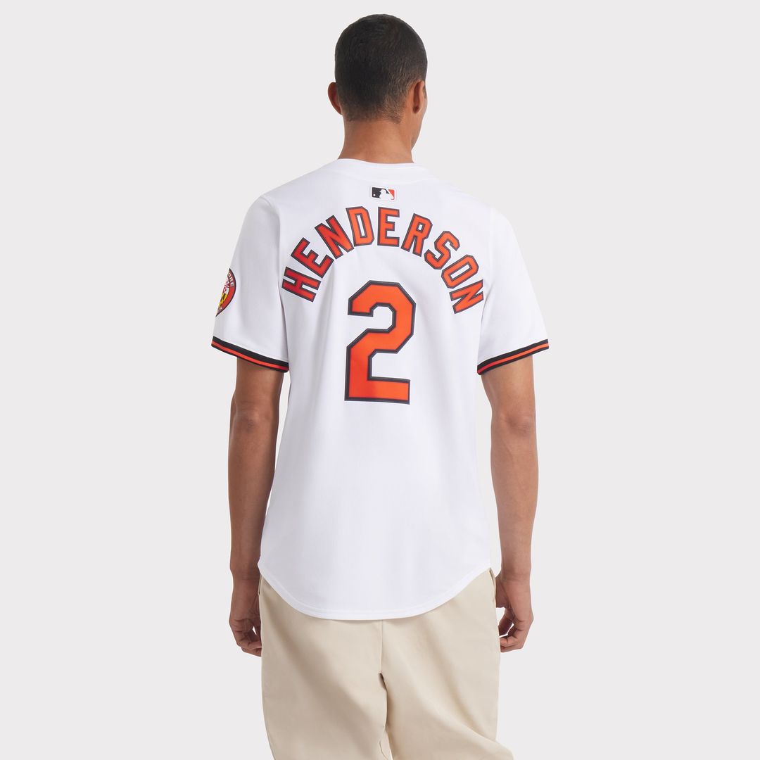 Men's Baltimore Orioles Gunnar Henderson White Home Player Jersey