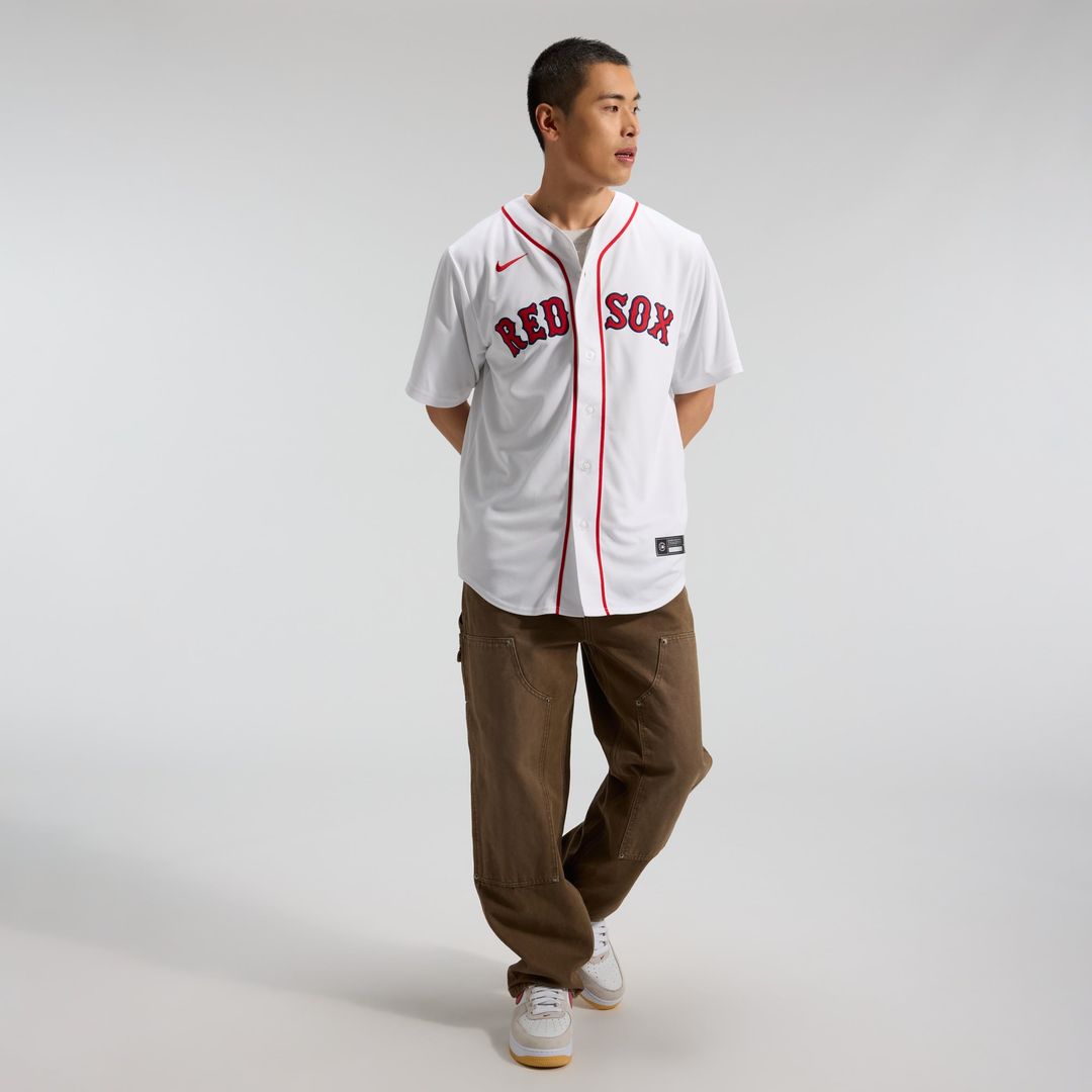 Men's Boston Red Sox Roman Anthony White Home Replica Jersey