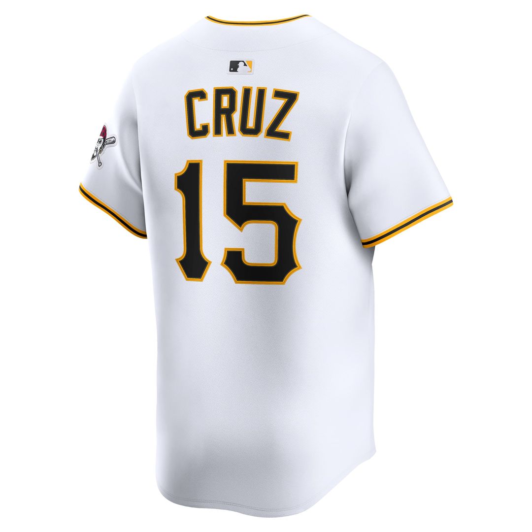 Men's Pittsburgh Pirates Oneil Cruz White Home Player Jersey