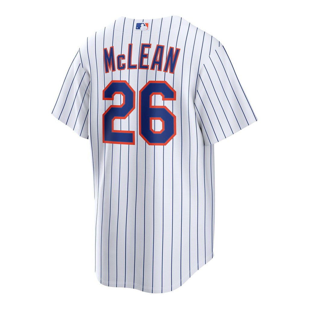 Men's New York Mets Nolan McLean White Home Replica Jersey
