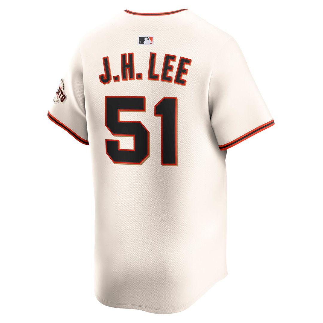 Men's San Francisco Giants Jung Hoo Lee Black Alternate Player Jersey