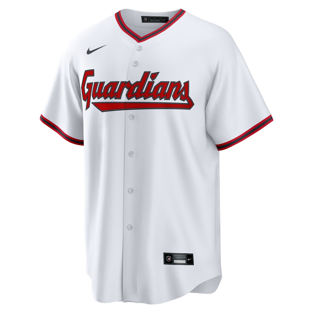 Men's Cleveland Guardians Travis Bazzana White Home Replica Jersey