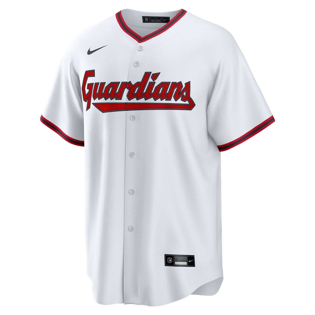 Men's Cleveland Guardians Travis Bazzana White Home Replica Jersey