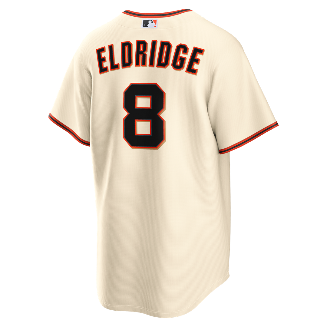 Men's San Francisco Giants Bryce Eldridge Cream Home Replica Jersey