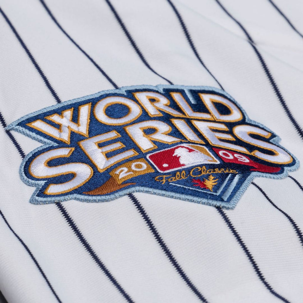 Men's New York Yankees CC Sabathia White 2009 Jersey