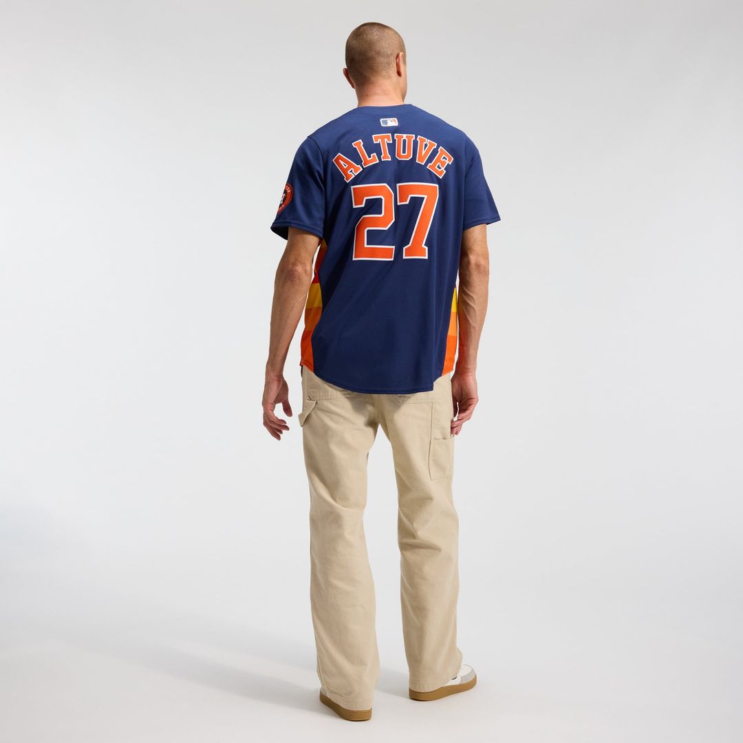 Men's Houston Astros Jose Altuve Navy Alternate Player Jersey