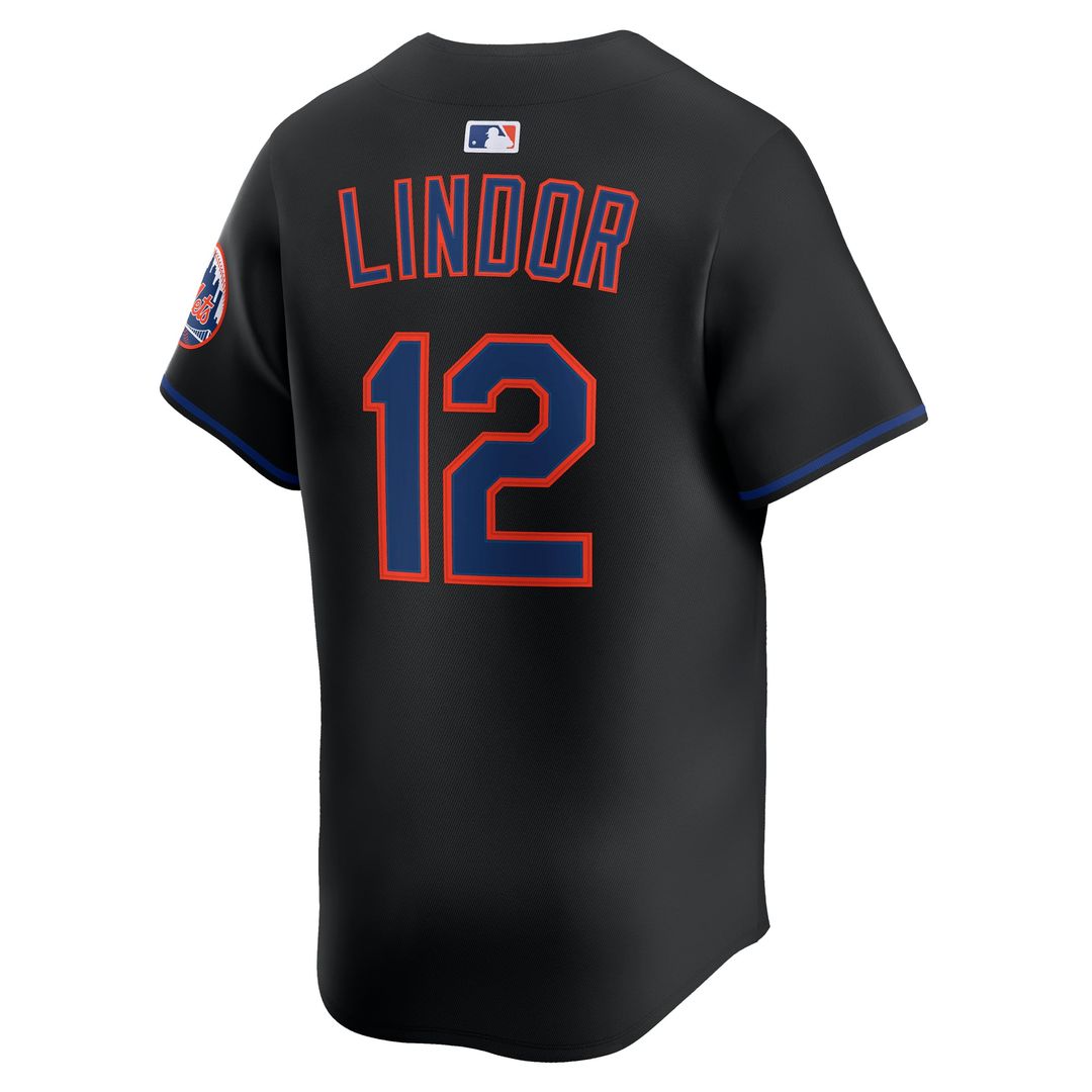 Men's New York Mets Francisco Lindor Gray Road Player Jersey