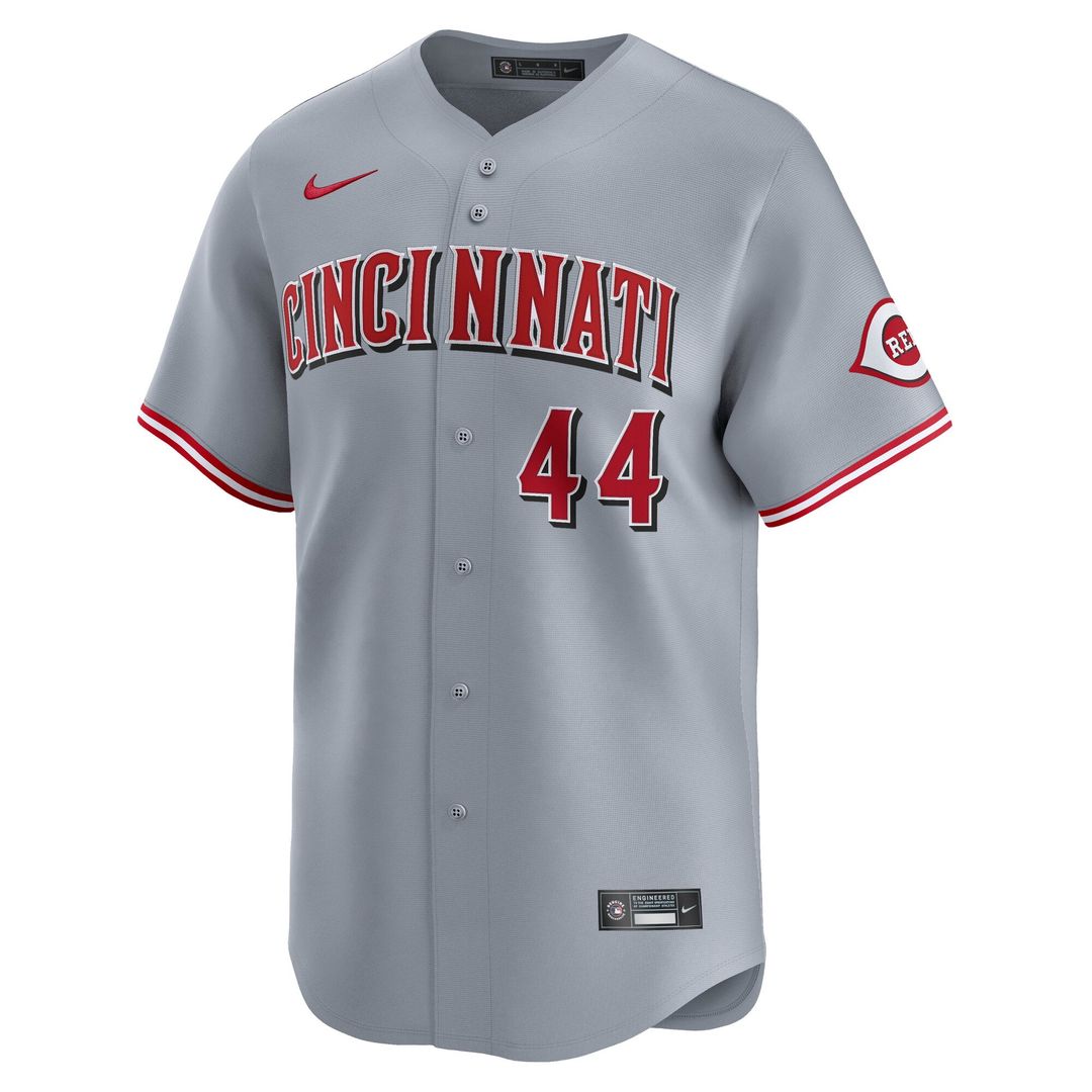 Men's Cincinnati Reds Elly De La Cruz Gray Road Player Jersey