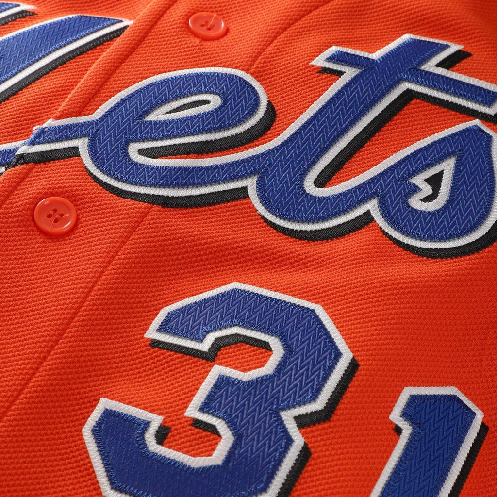 Men's New York Mets Mike Piazza Royal Mesh Batting Practice Button-Up Jersey