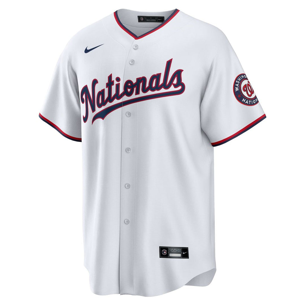 Men's Washington Nationals Stephen Strasburg White Home Replica Jersey