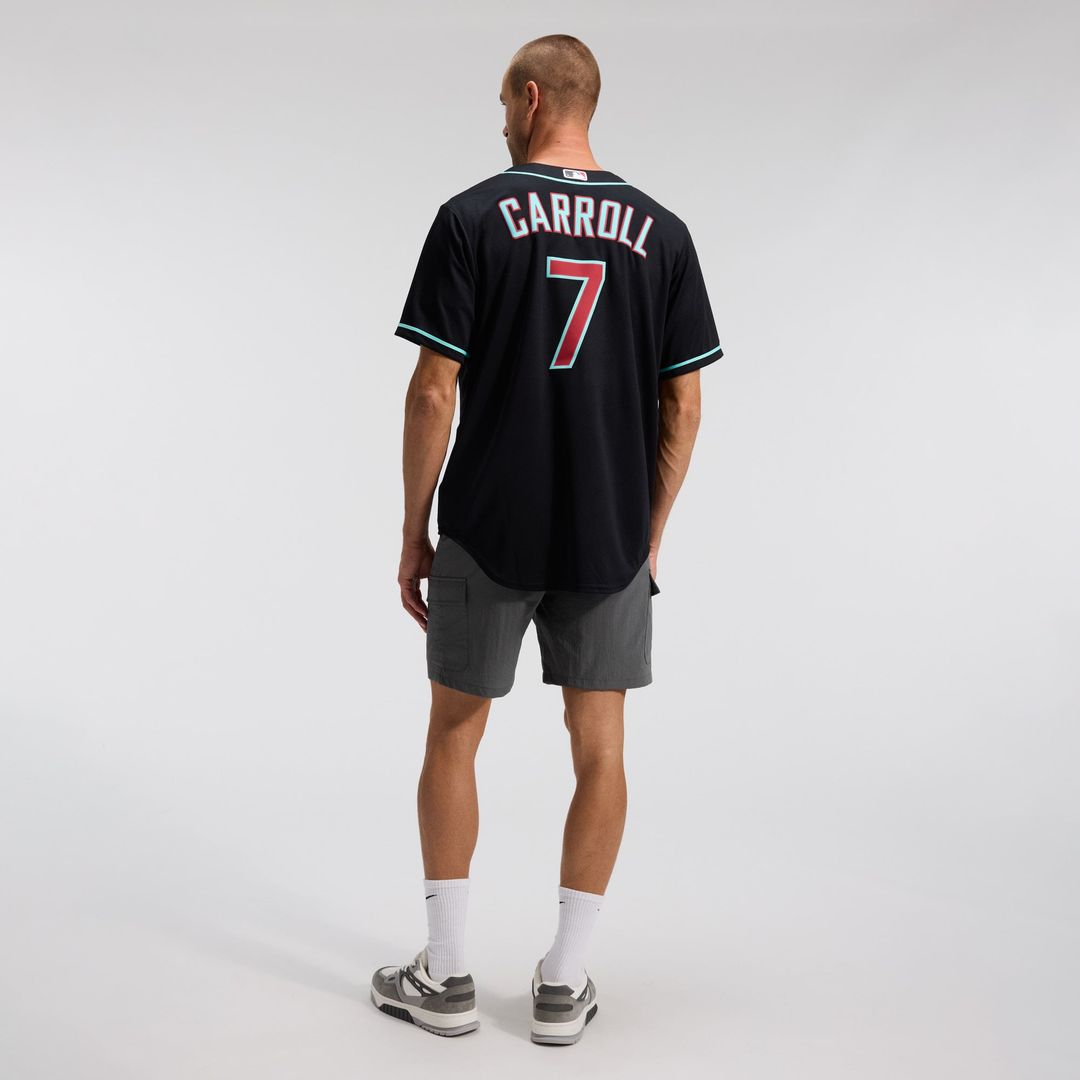 Men's Arizona Diamondbacks Corbin Carroll Gray Road Replica Jersey
