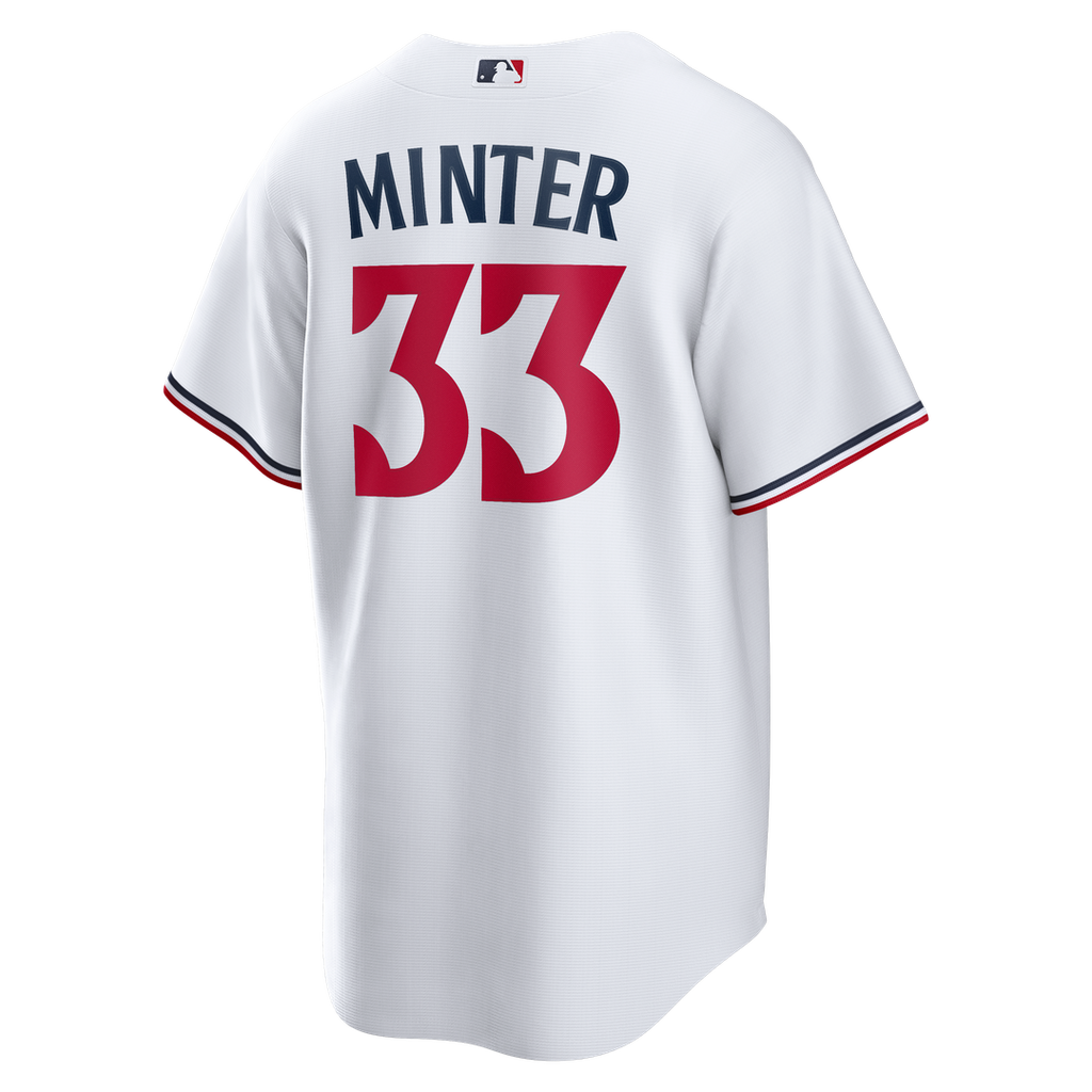Men's Minnesota Twins A.J. Minter White Home Replica Jersey