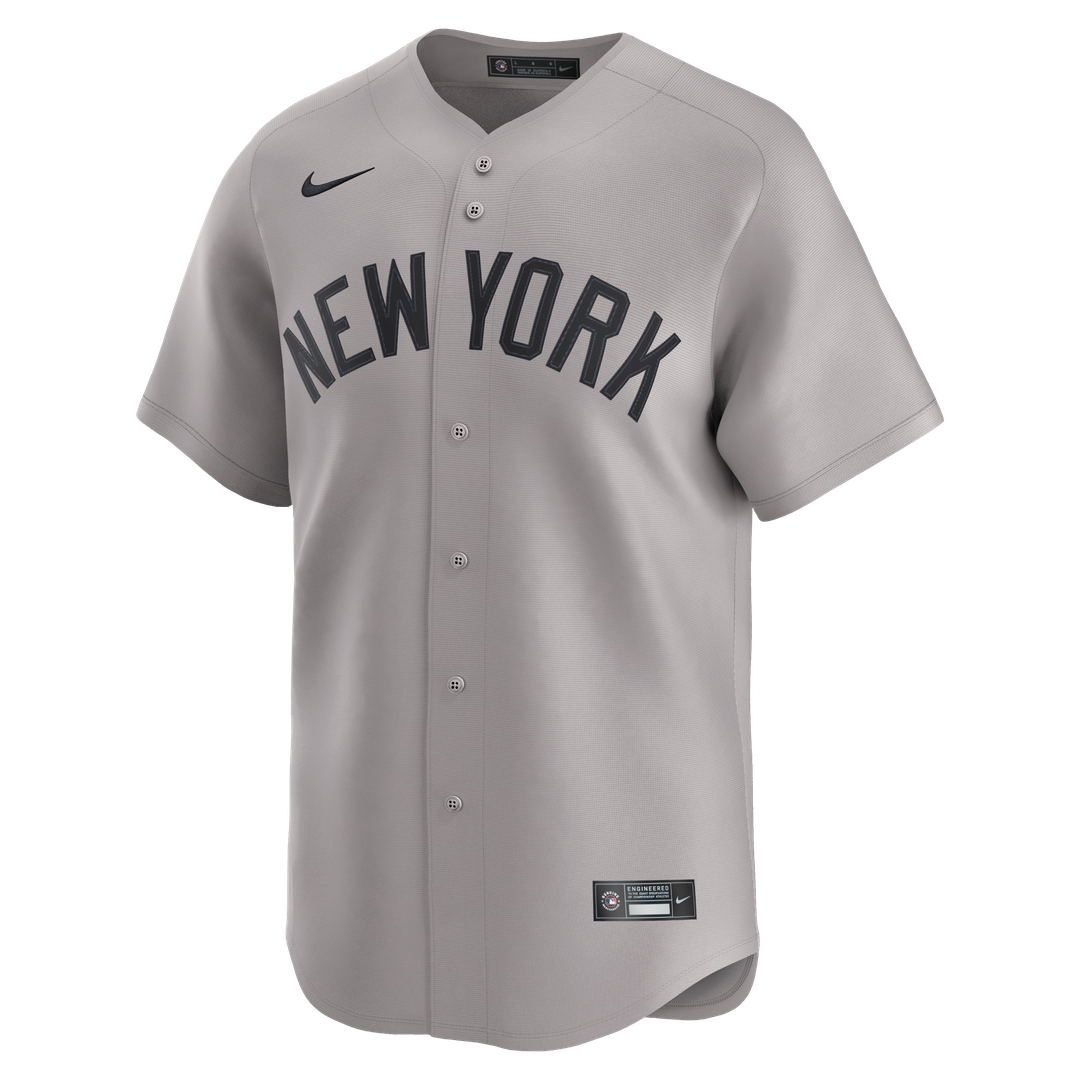 Men's New York Yankees Aaron Judge Gray Road Player Jersey