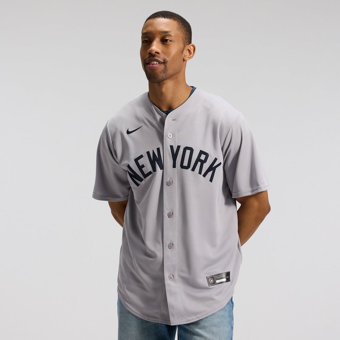 Men's New York Yankees Gerrit Cole Gray Road Replica Jersey