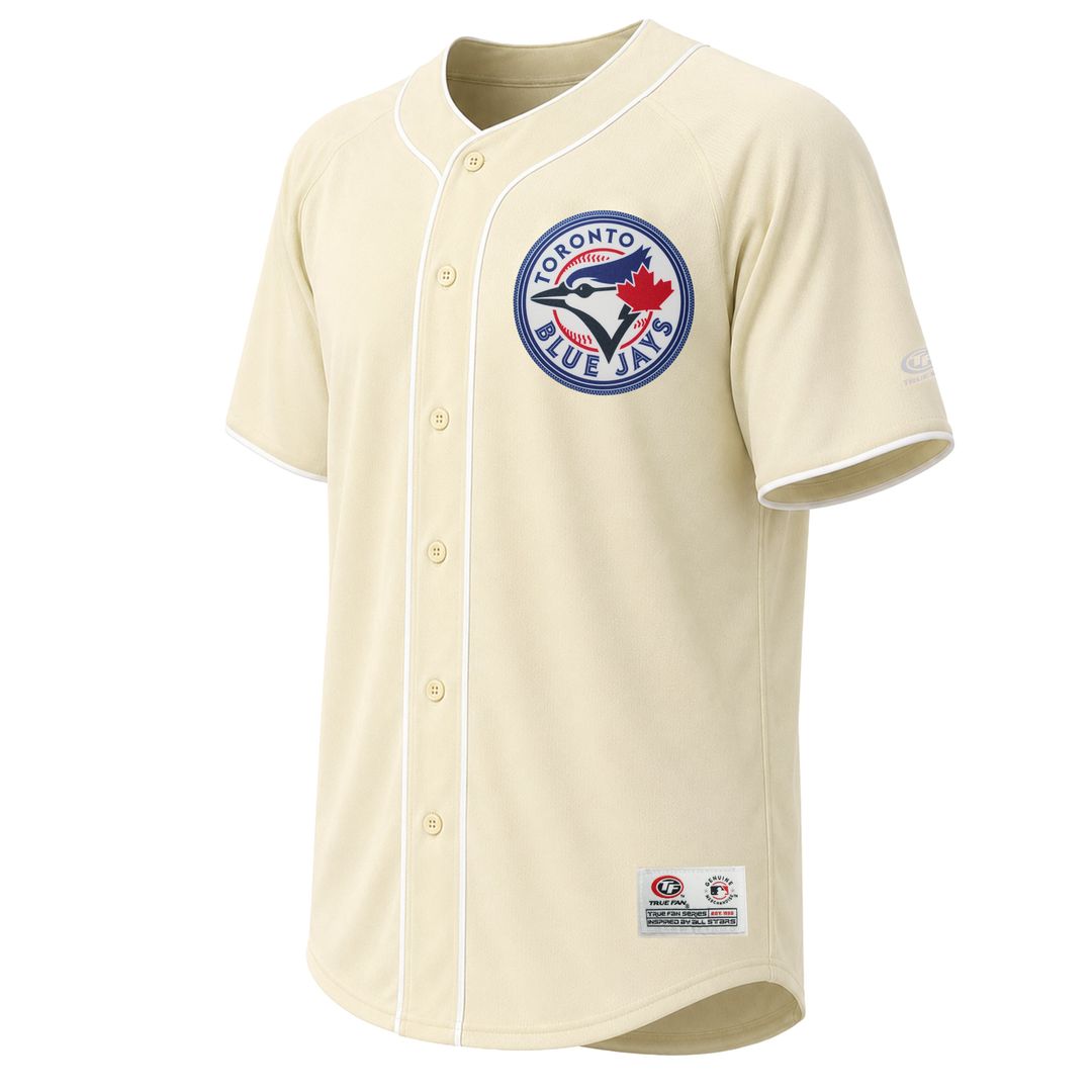 Men's Toronto Blue Jays Cream Fashion Jersey