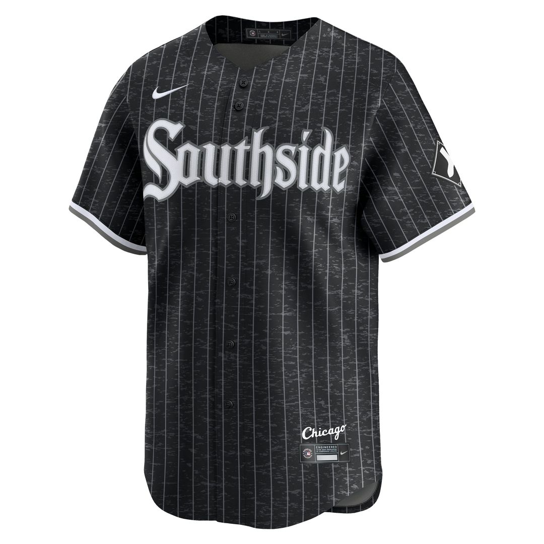 Men's Chicago White Sox Black City Connect Jersey
