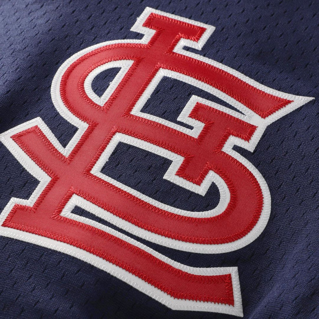 Men's St. Louis Cardinals Ozzie Smith Navy Batting Practice Jersey