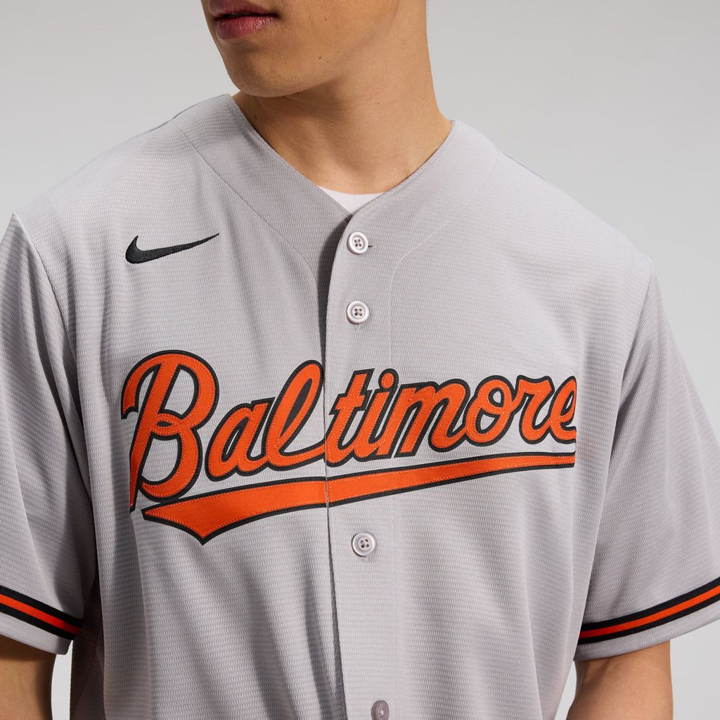Men's Baltimore Orioles Gray Road Replica Team Jersey