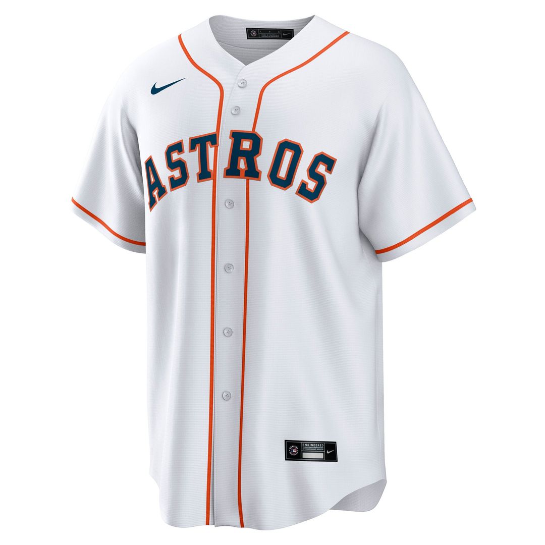 Men's Houston Astros Cam Smith White Home Replica Jersey