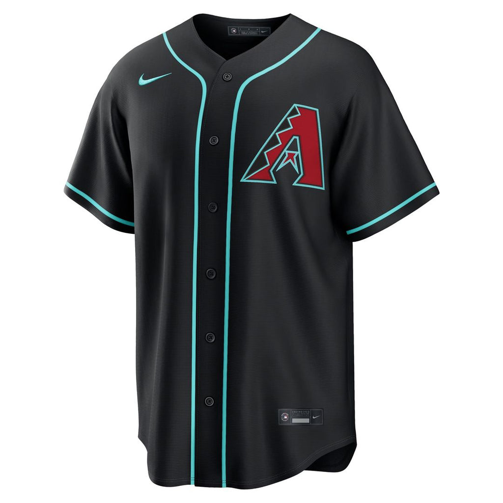 Men's Arizona Diamondbacks Corbin Carroll Black Alternate Replica Jersey