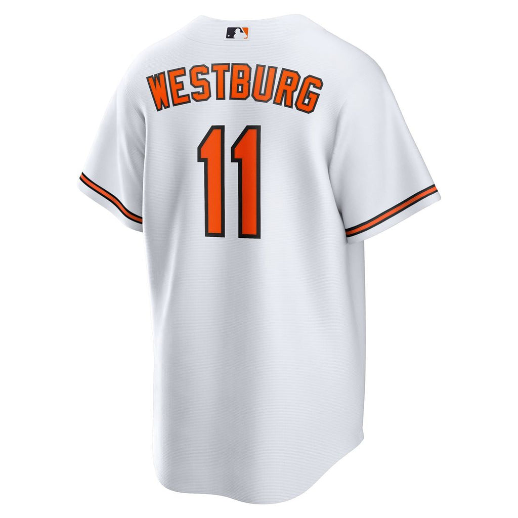 Men's Baltimore Orioles Jordan Westburg White Home Replica Jersey