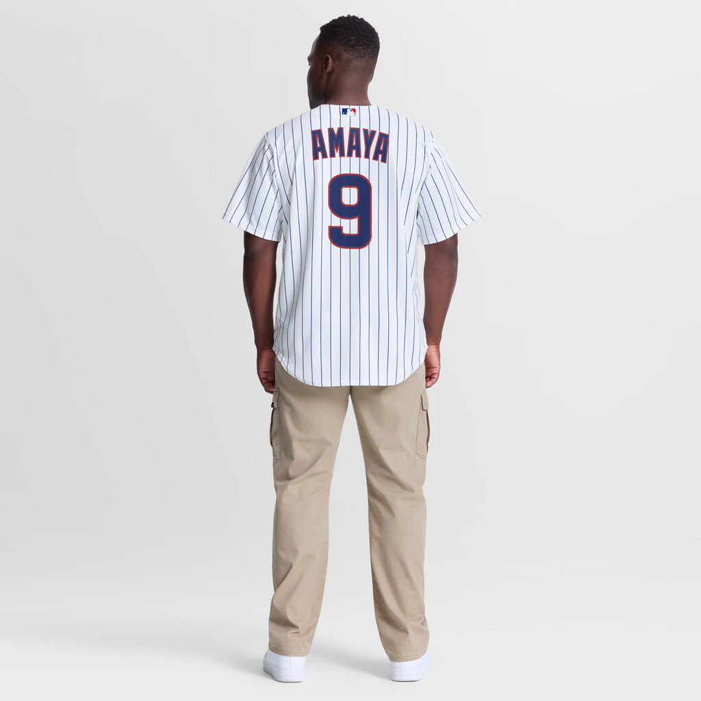 Men's Chicago Cubs Miguel Amaya White Home Replica Jersey