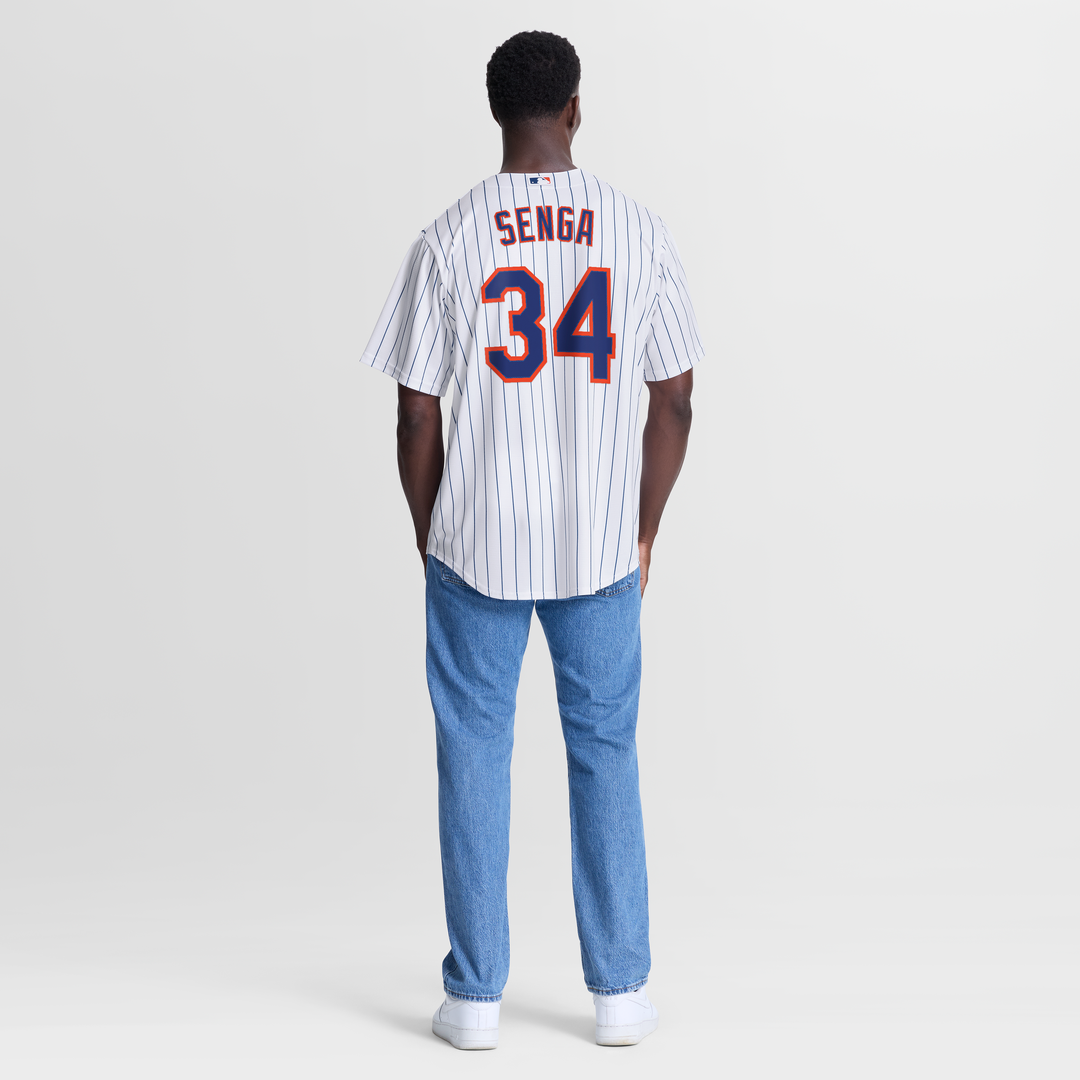 Men's New York Mets Kodai Senga White Home Replica Jersey