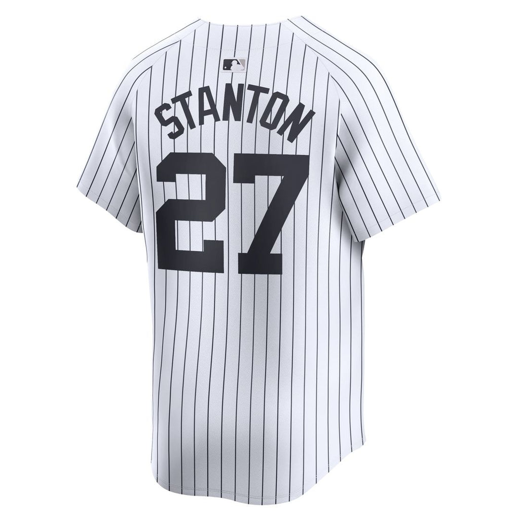 Men's New York Yankees Giancarlo Stanton White Home Player Jersey