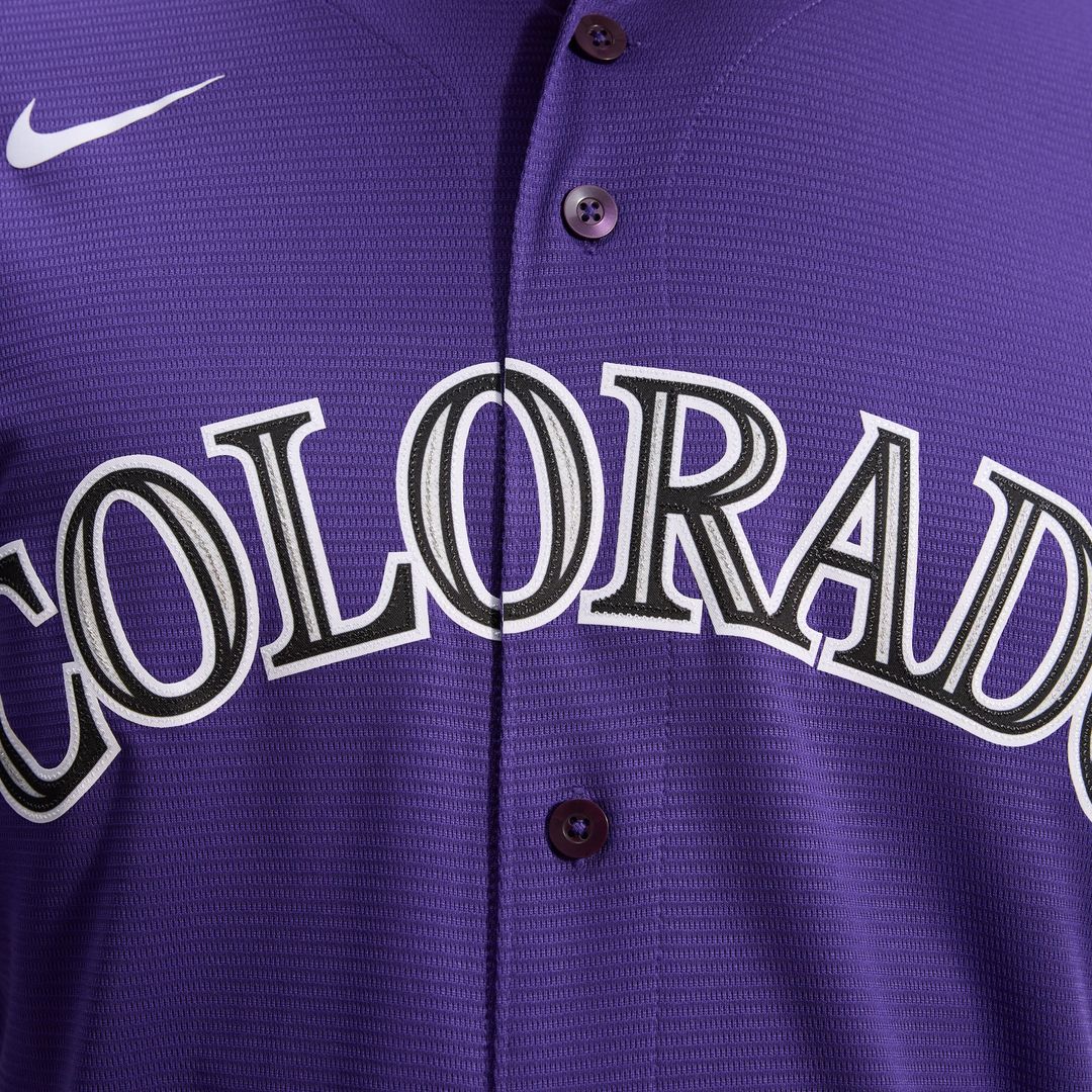Men's Colorado Rockies Purple Alternate Replica Team Jersey