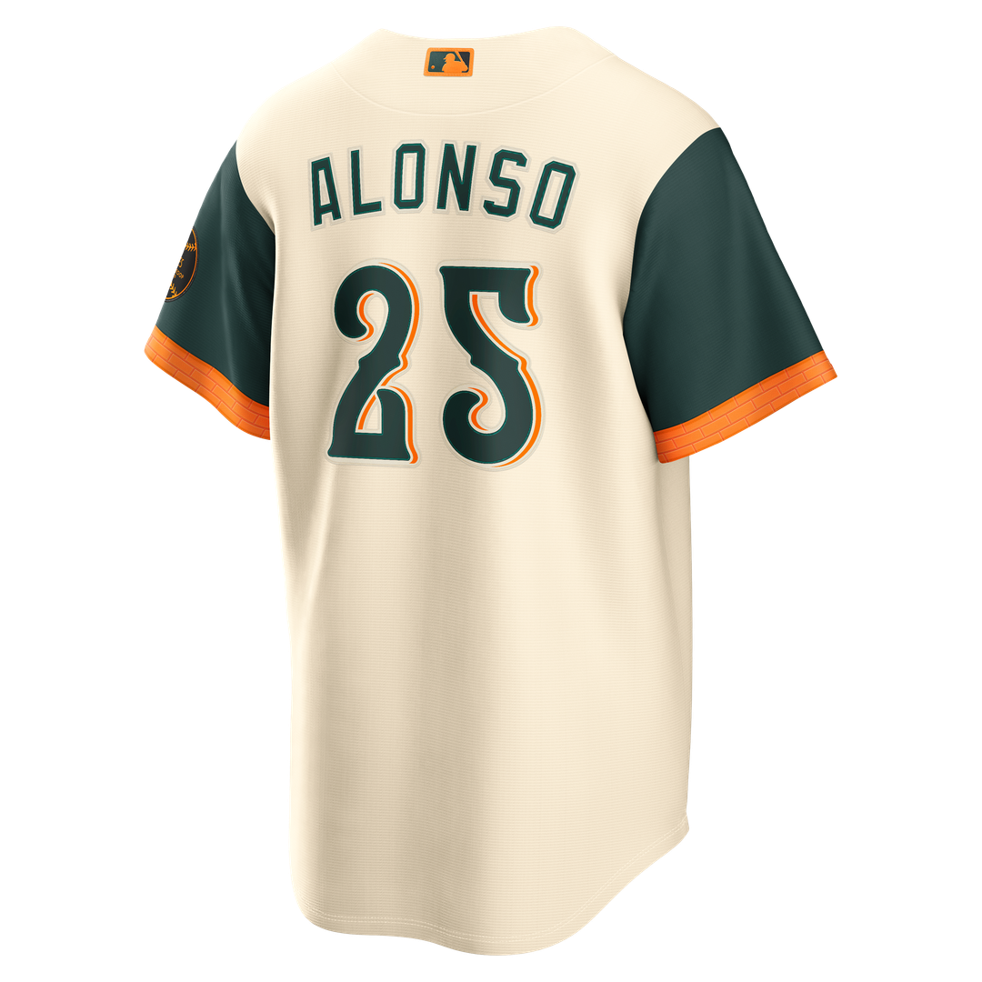 Men's Baltimore Orioles Pete Alonso Cream 2026 City Connect Stadium Jersey